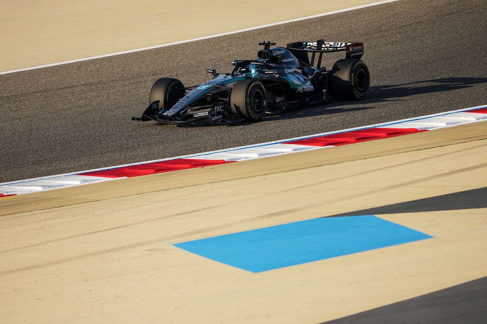 Mercedes racked up the most laps in F1 testing