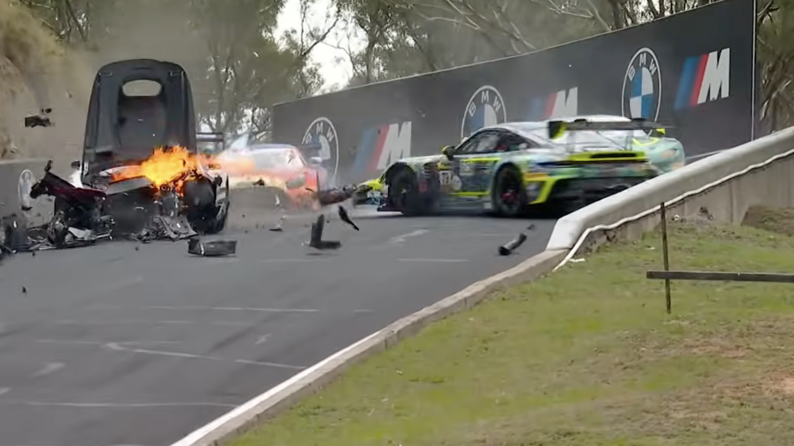 2026 Bathurst 12 Hours Ralf Aron crash