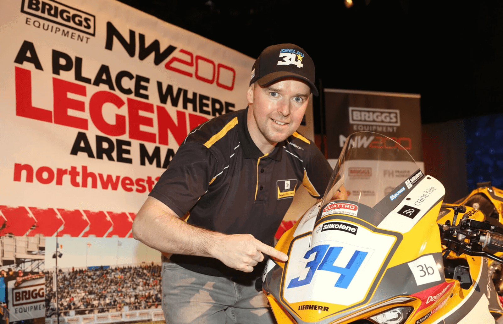 Alastair Seeley. Credit: North West 200.