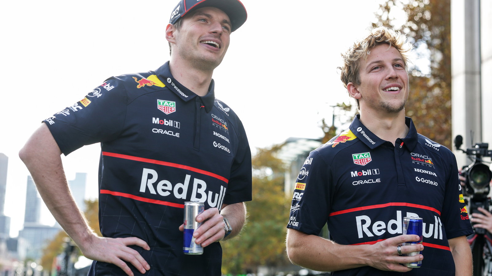 Max Verstappen and Liam Lawson were team-mates for two races