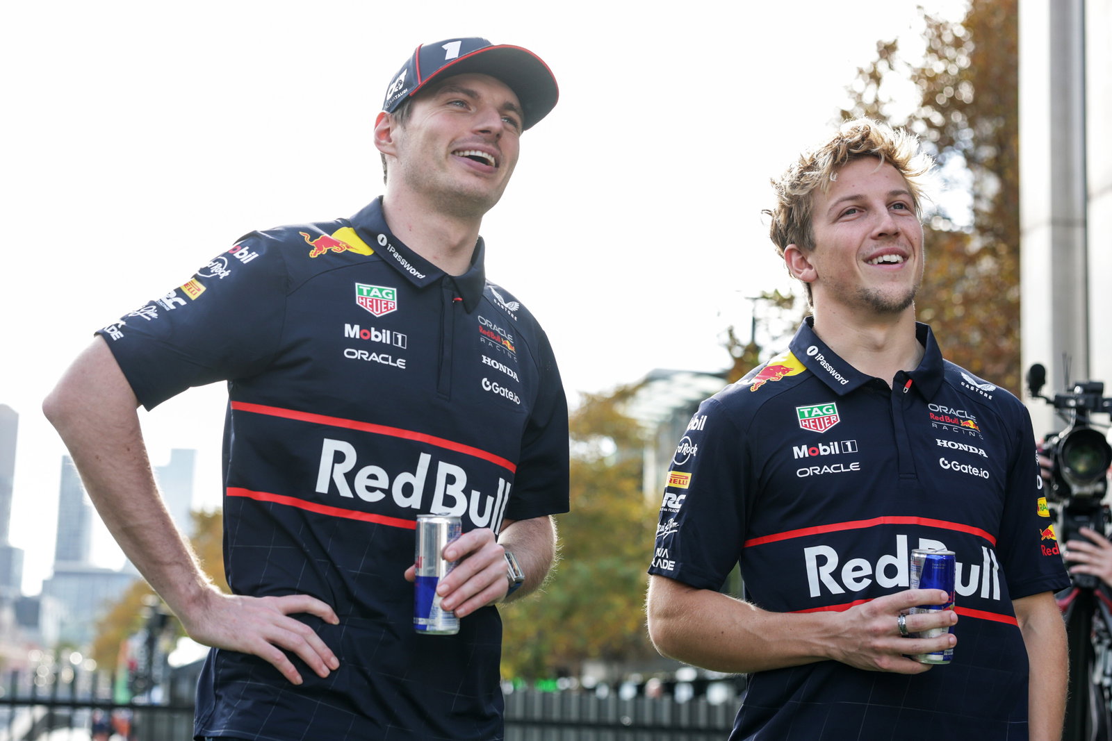 Max Verstappen and Liam Lawson were team-mates for two races
