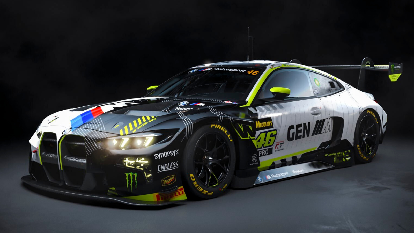 Valentino Rossi's WRT BMW 2026 Bathurst 12 Hours livery