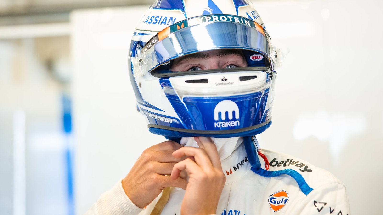 Luke Browning is Williams' F1 reserve driver this year