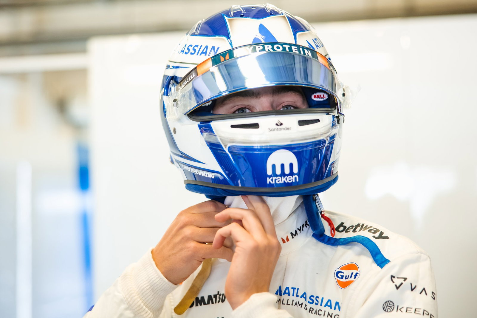 Luke Browning is Williams' F1 reserve driver this year