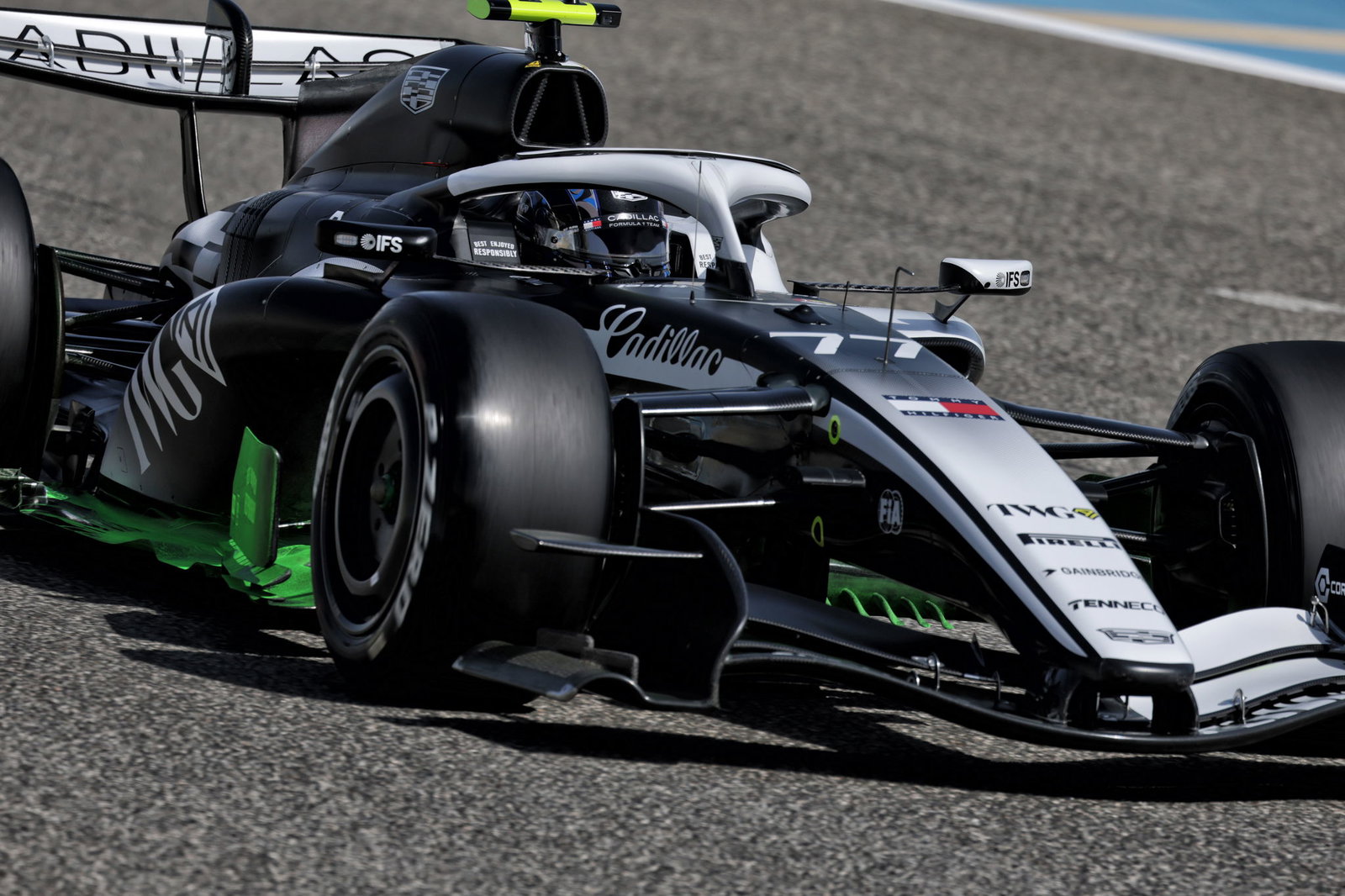Valtteri Bottas, Cadillac F1 team, 2026 Bahrain test
