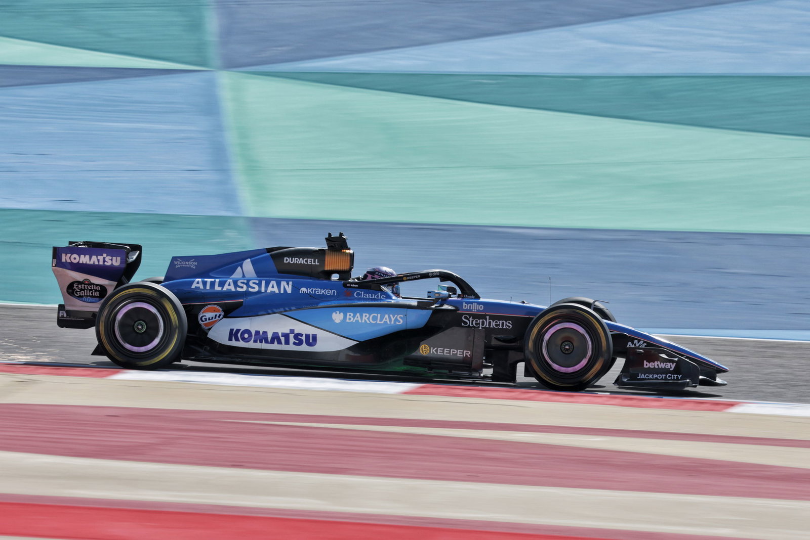 Alex Albon, Williams Racing, 2026 Bahrain F1 test