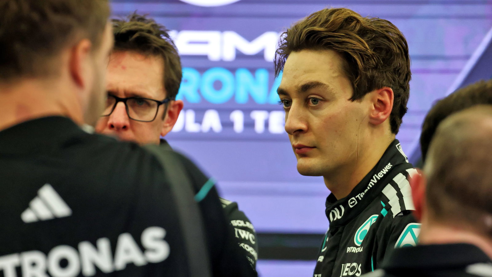 George Russell, Mercedes F1, 2026 Bahrain test