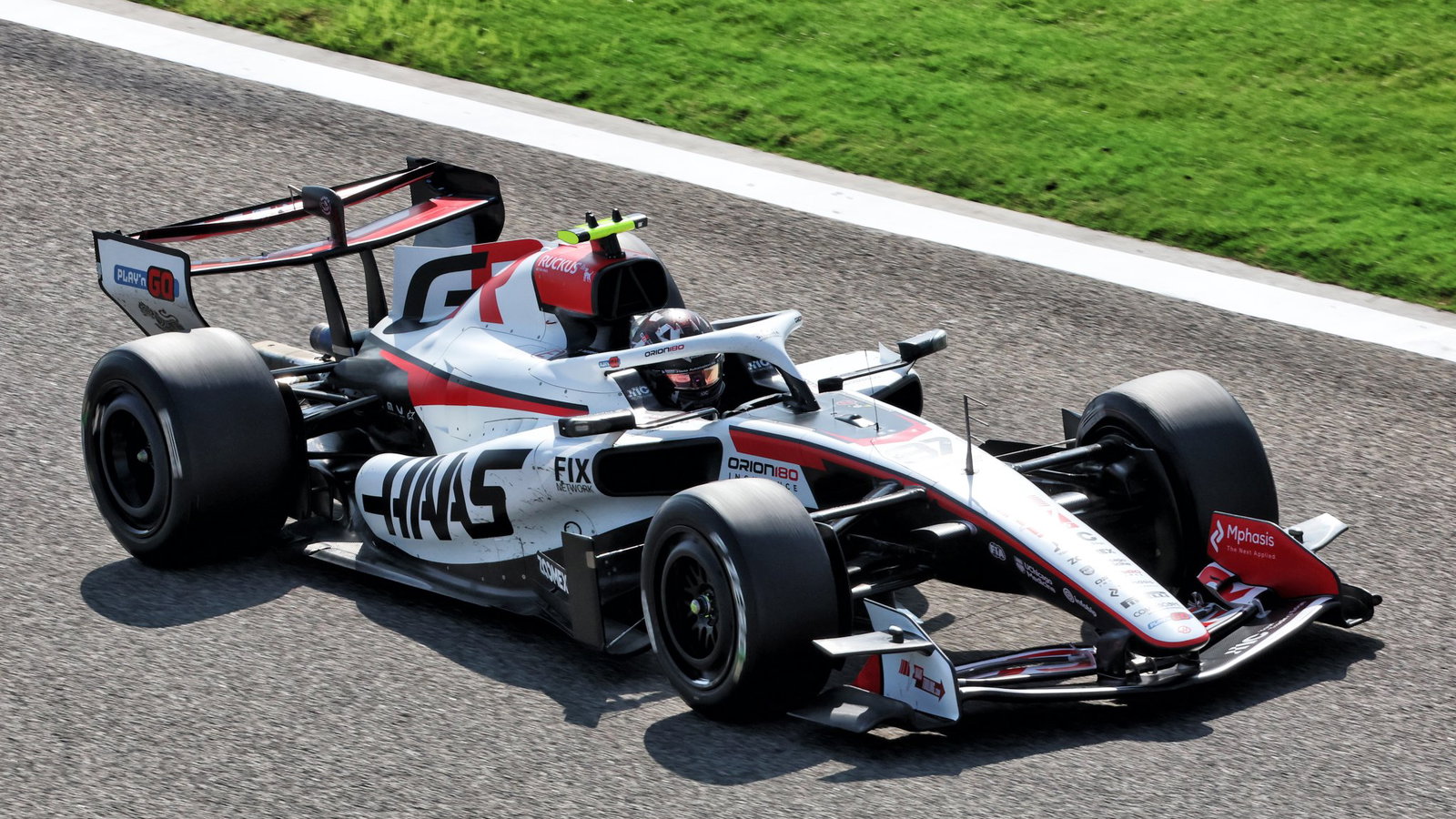 Haas should be at the front of the midfield 