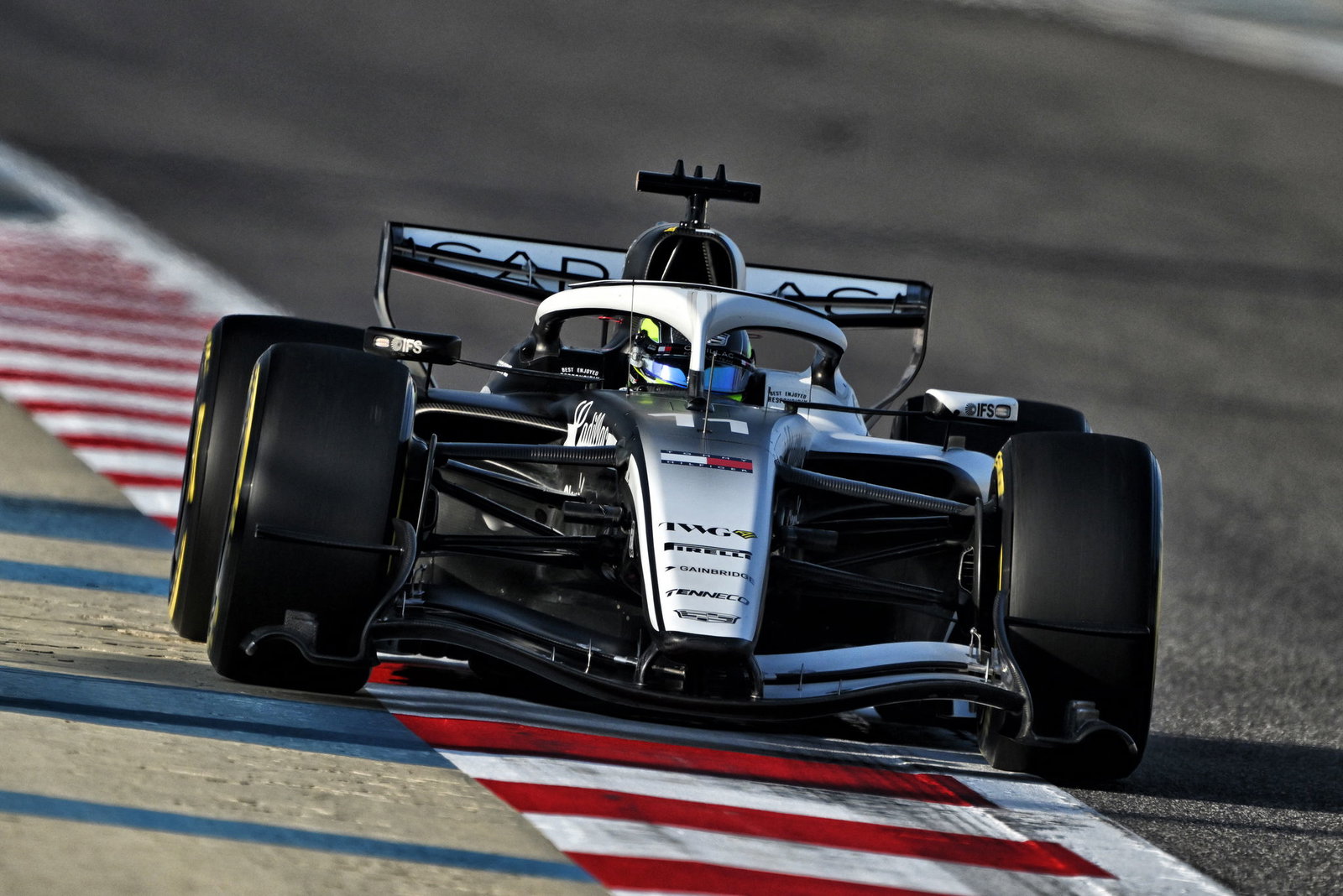 Cadillac F1 car, 2026 Bahrain test