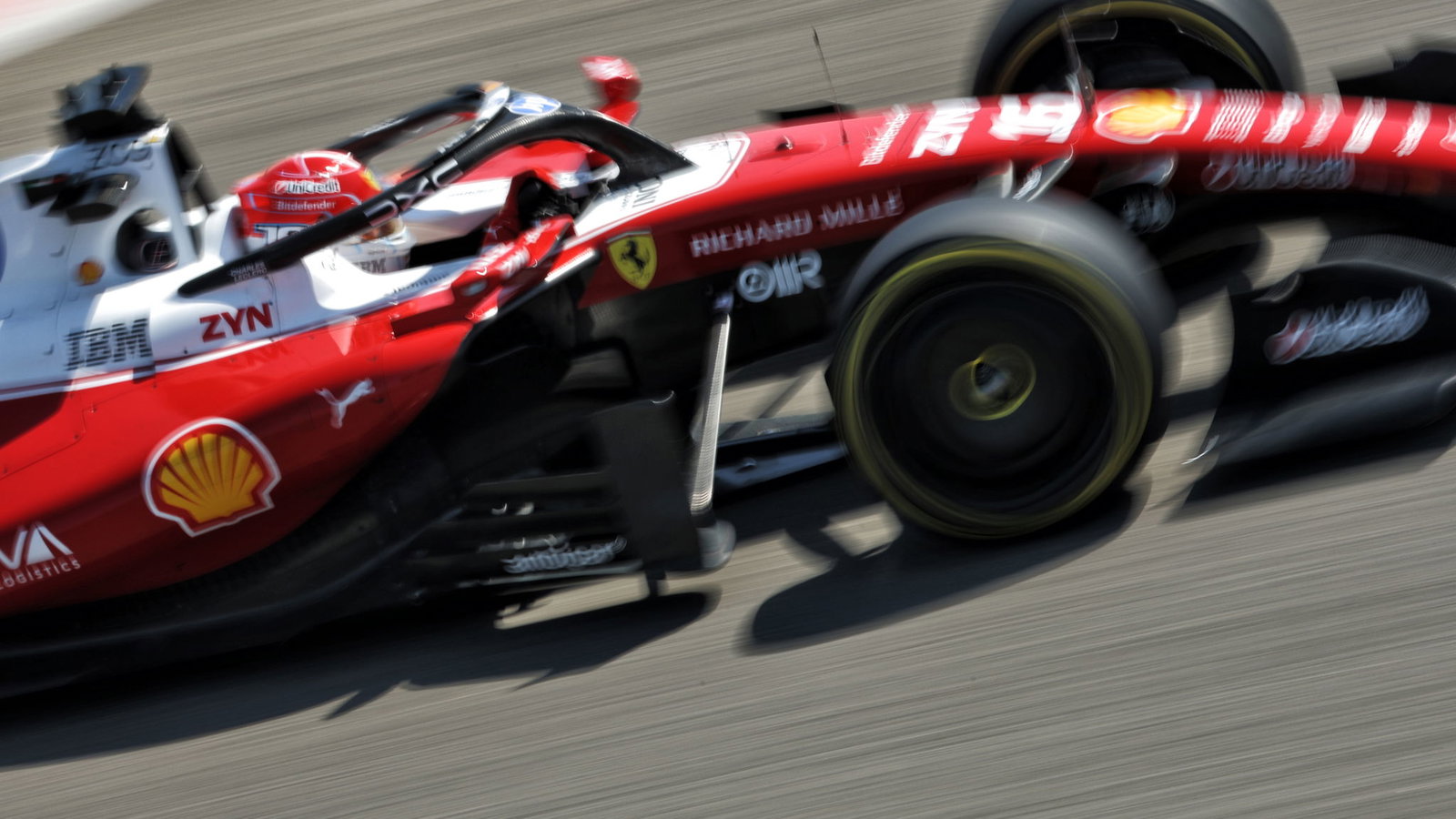 Charles Leclerc produced the fastest lap of testing so far