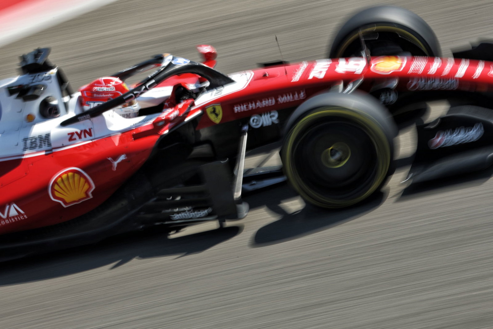 Charles Leclerc produced the fastest lap of testing so far
