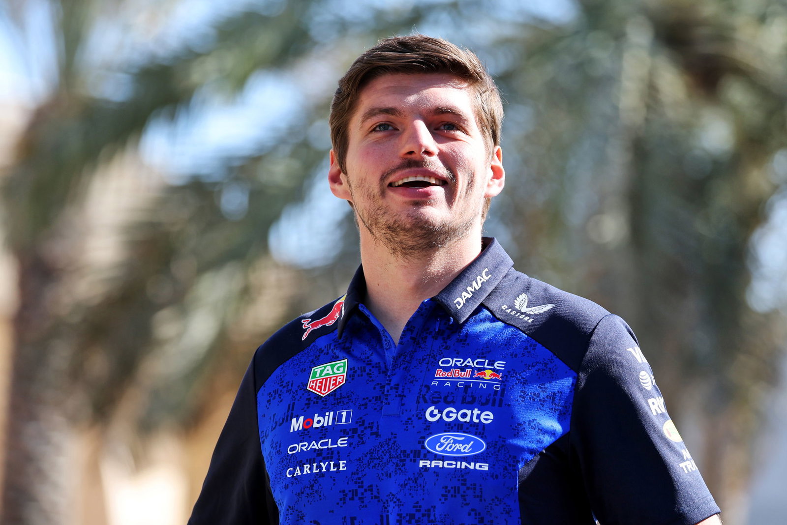 Max Verstappen in the Bahrain F1 paddock 