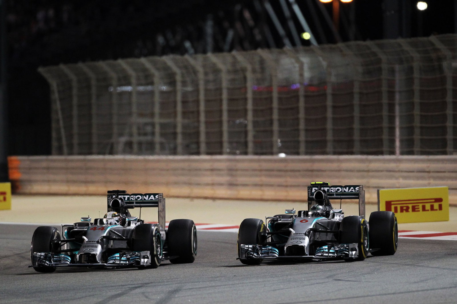Lewis Hamilton and Nico Rosberg dominated between 2014 and 2016
