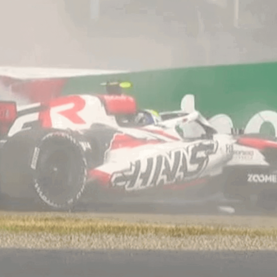Bearman suffered a huge crash at Suzuka