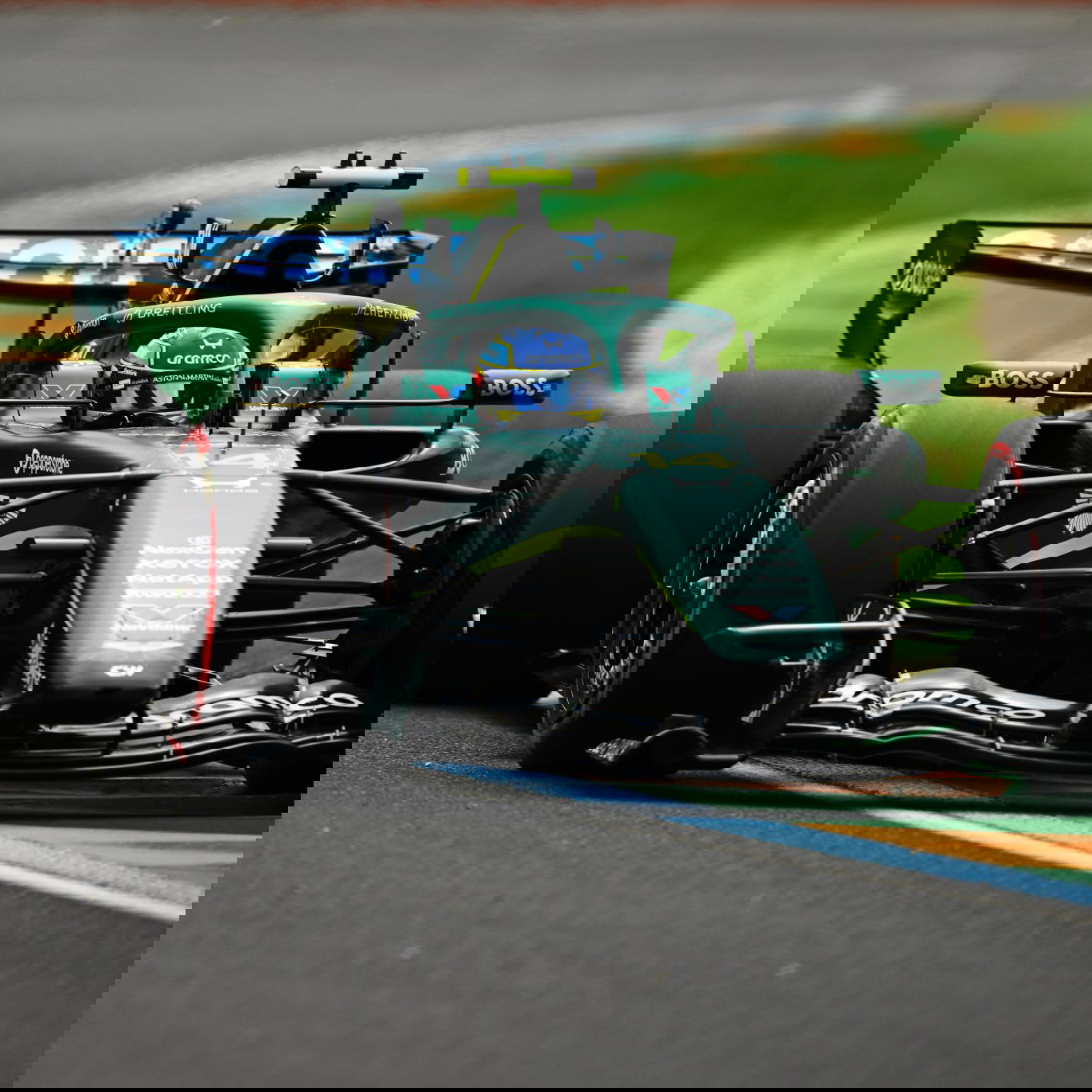 Aston Martin failed to complete the full race in Australia 