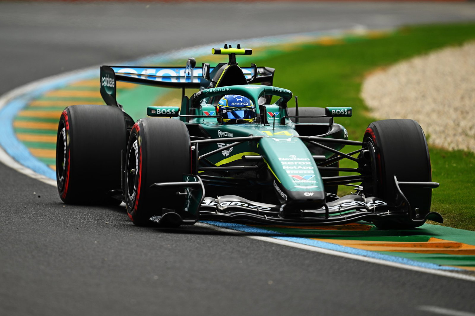 Aston Martin failed to complete the full race in Australia 