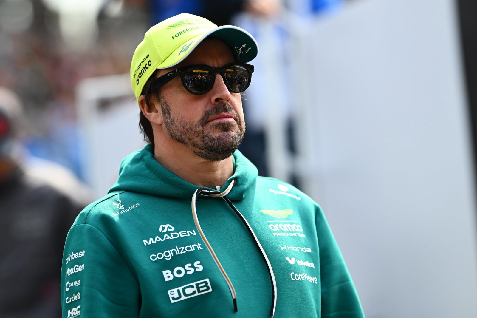 Alonso has become a father for the first time at 44