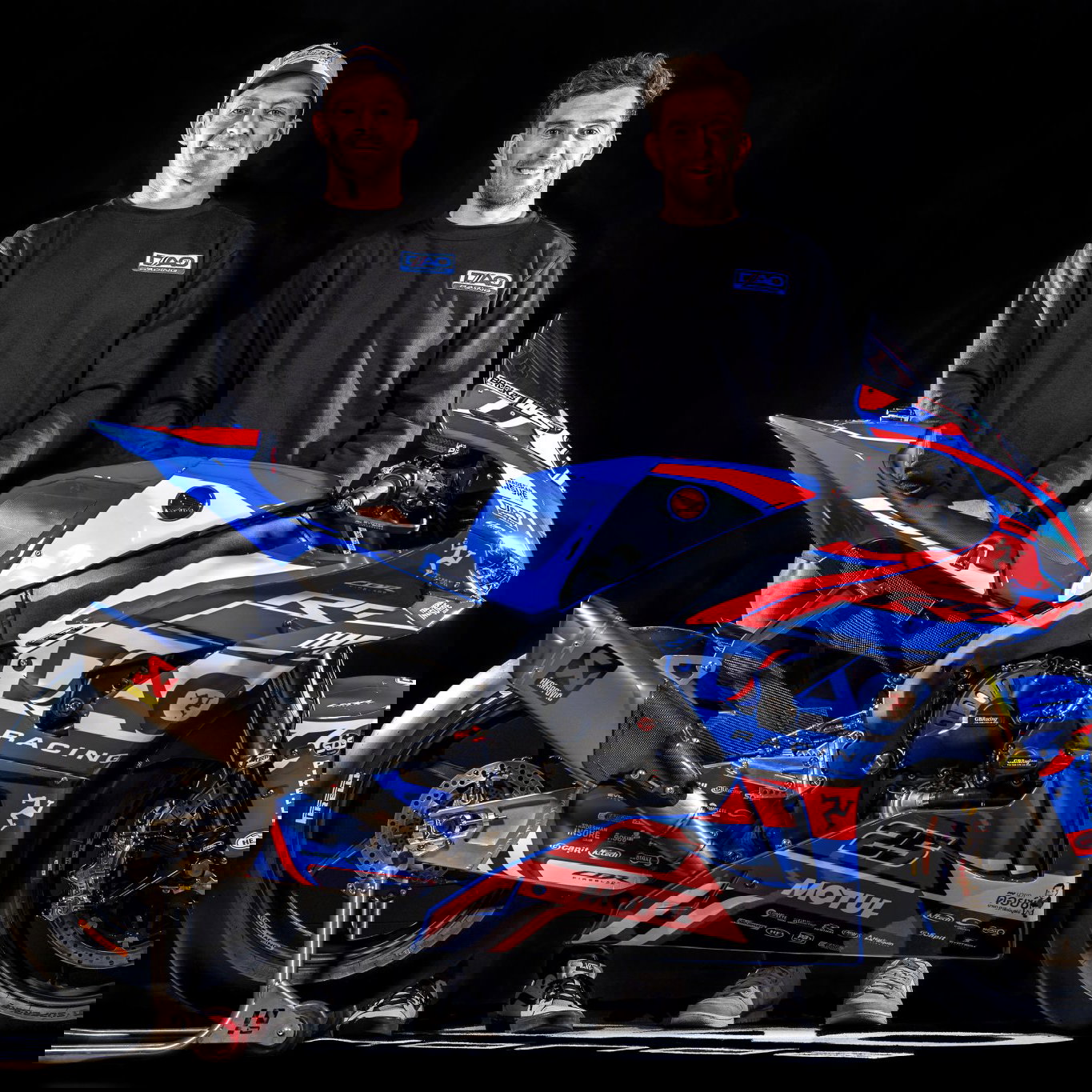 Josh Brookes, Lee Jackson with 2026 DAO Racing Honda. Credit: DAO Racing.