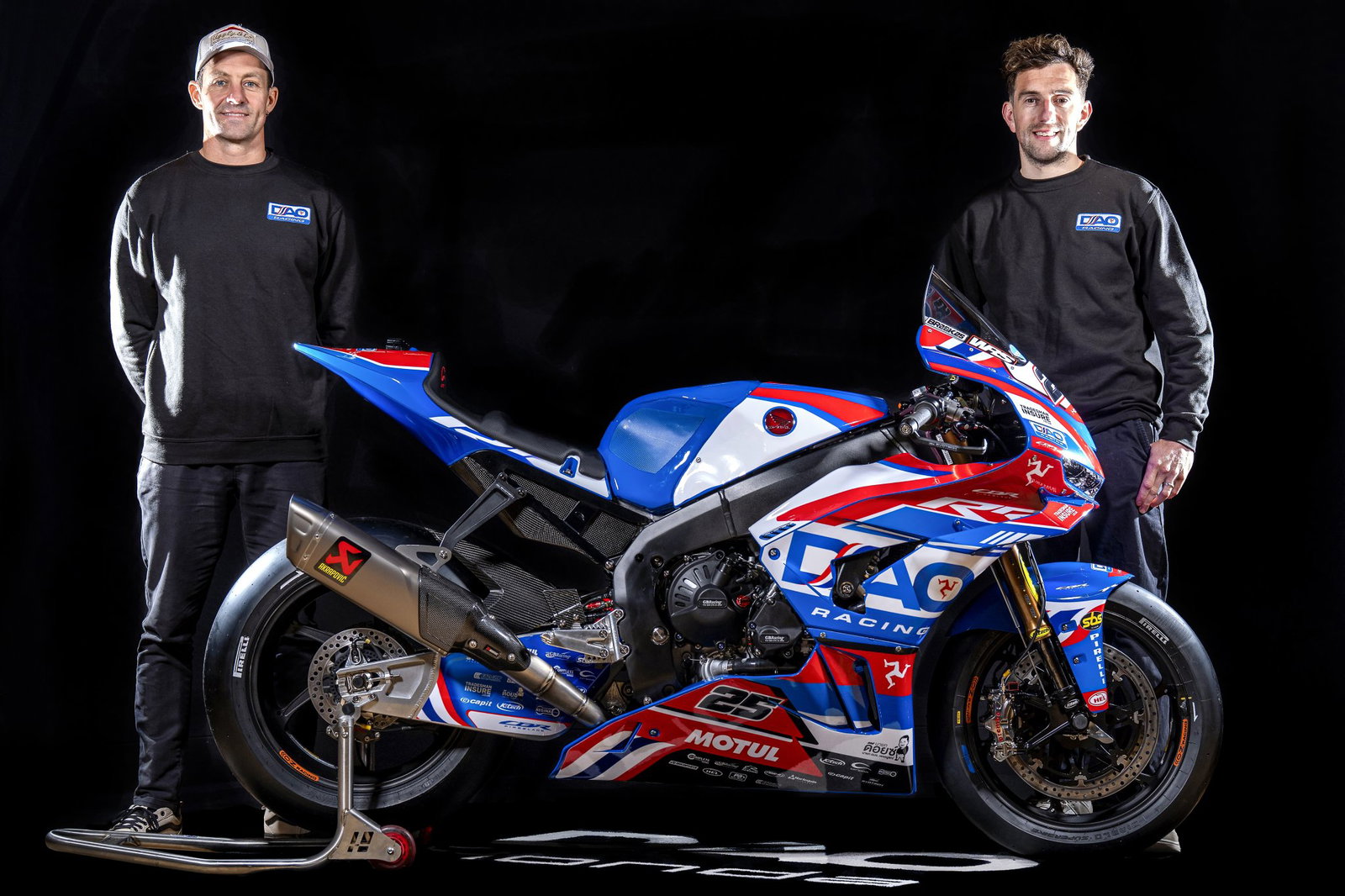 Josh Brookes and Lee Jackson with 2026 DAO Racing Honda. Credit: DAO Racing.