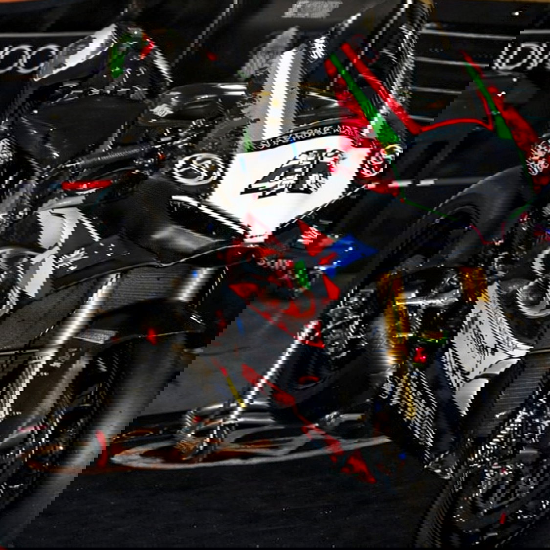 Tommy Bridewell's Superbike Advocates Ducati, March 2026 Portimao WorldSBK test, pit box. Credit: WorldSBK.