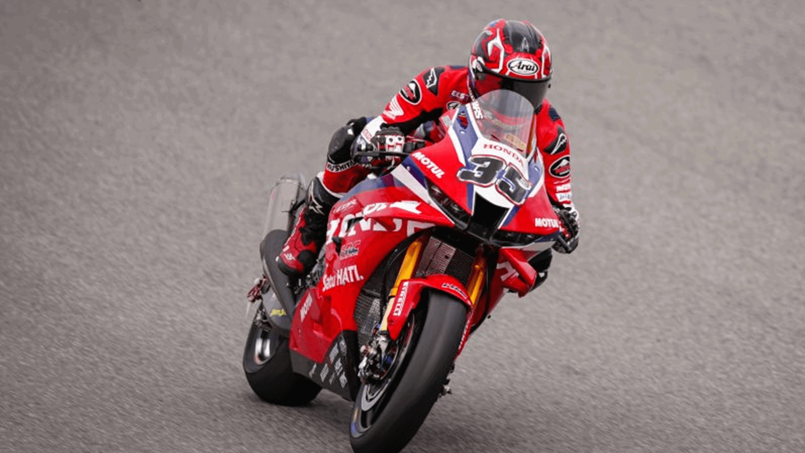 Somkiat Chantra, March 2026 Portimao WorldSBK Test. Credit: Honda Racing Corporation.