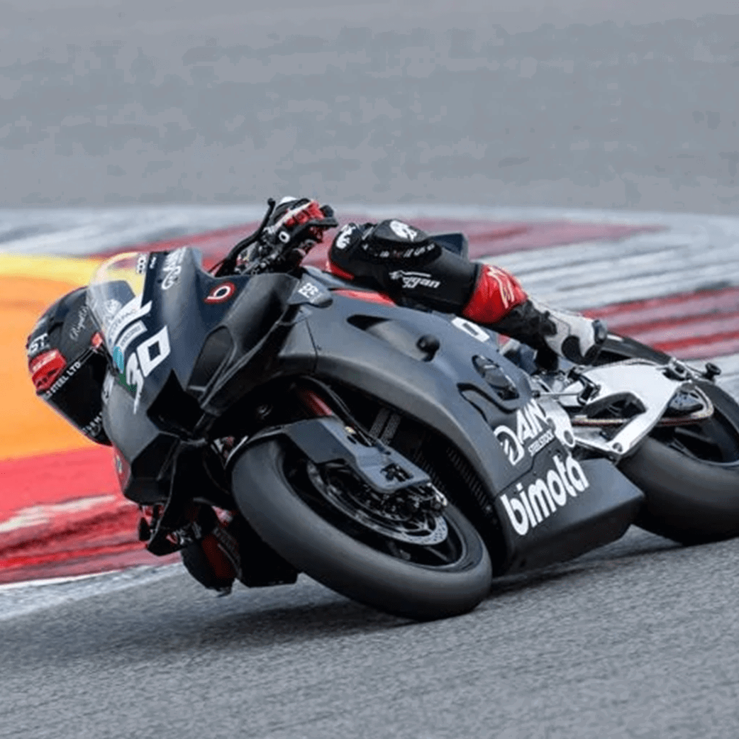 Max Cook, March 2026 Portimao WorldSBK test (BSB). Credit: British Superbike Championship.