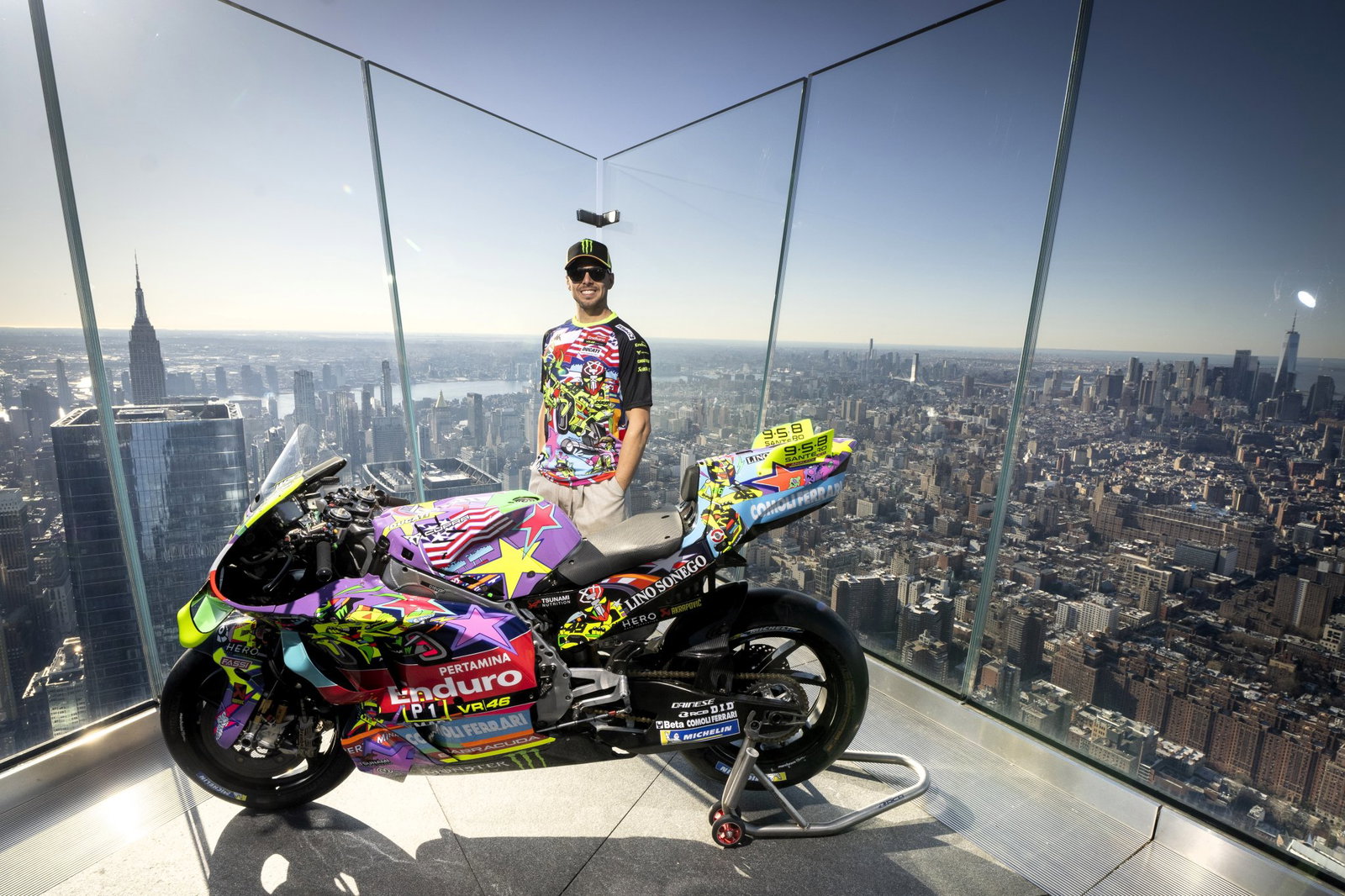 Fabio di Giannantonio with special VR46 US MotoGP livery.