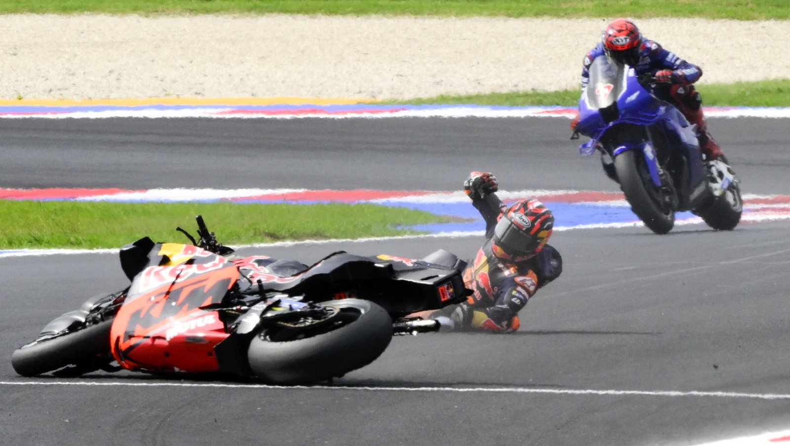 Maverick Vinales crash, 2025 San Marino MotoGP