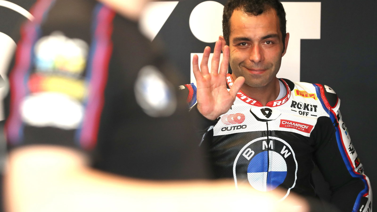 Danilo Petrucci, 2026 WorldSBK Phillip Island Test, pit box. Credit: Gold and Goose.