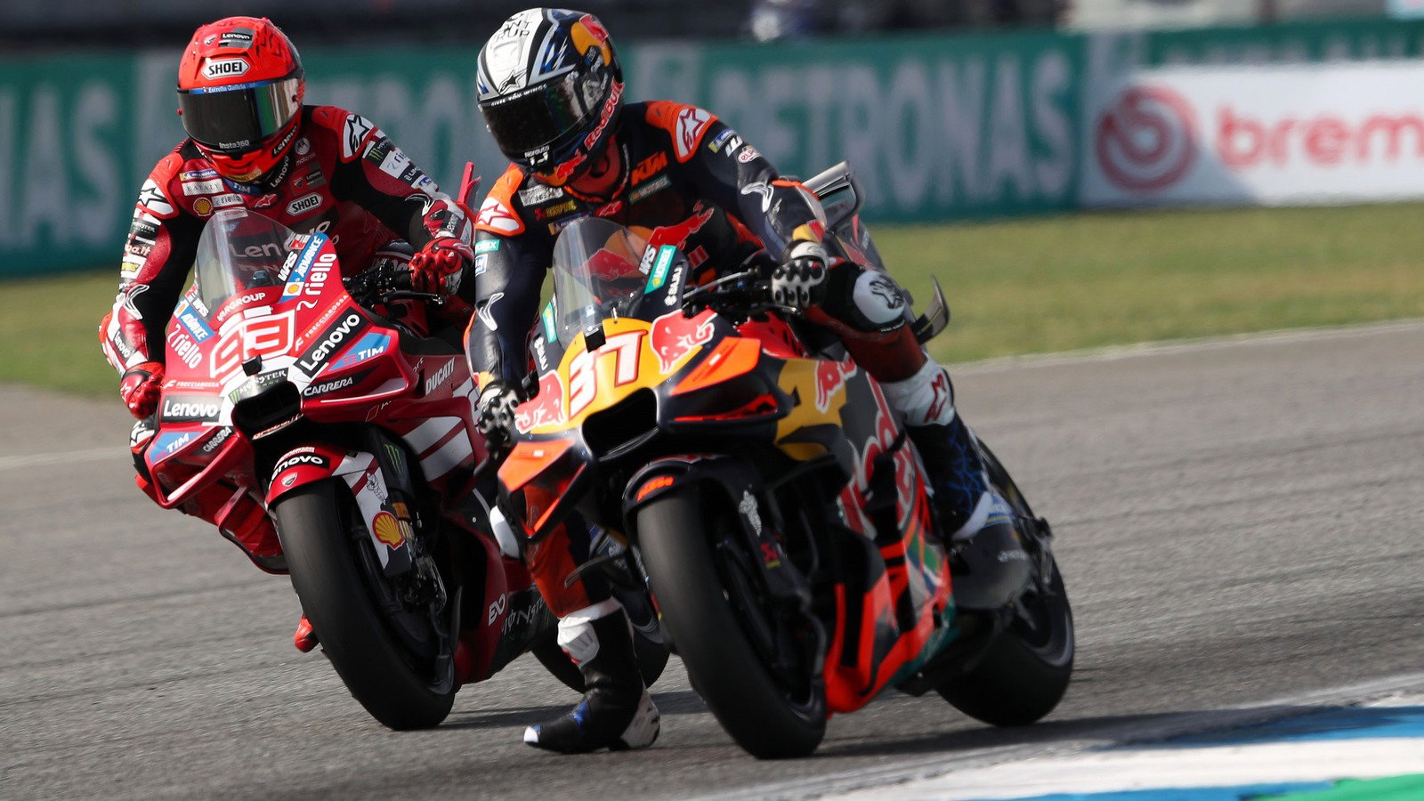 Pedro Acosta, Marc Marquez, Thai MotoGP Sprint