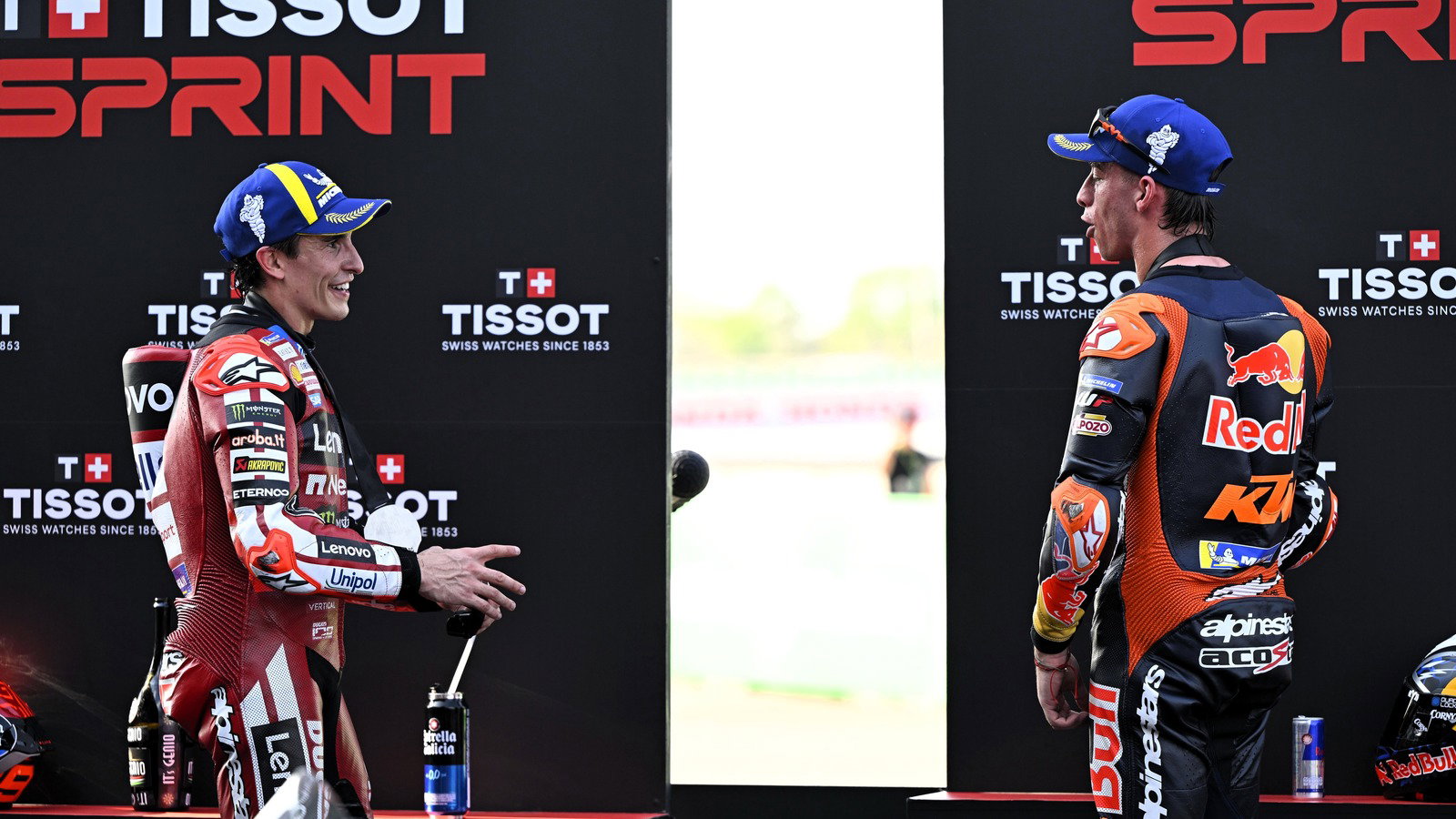 Marc Marquez, Pedro Acosta, 2026 Thai MotoGP Sprint.