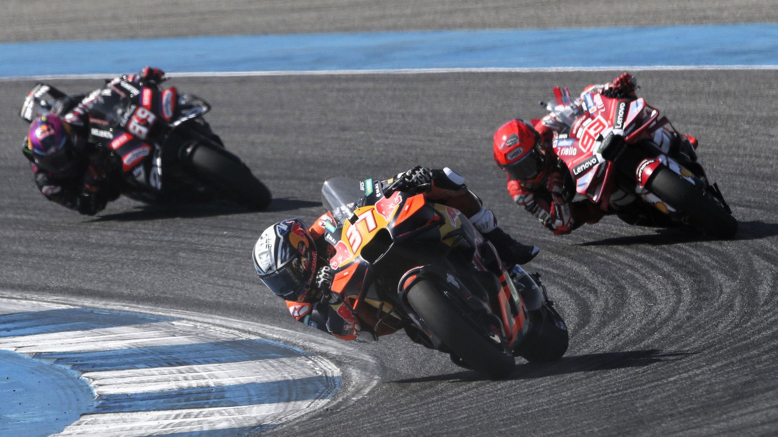 Acosta, Marquez, Martin, 2026 Thai MotoGP.