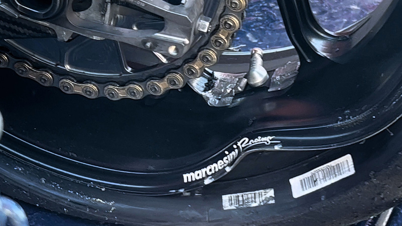 Marc Marquez's wheel rim, 2026 Thai MotoGP.