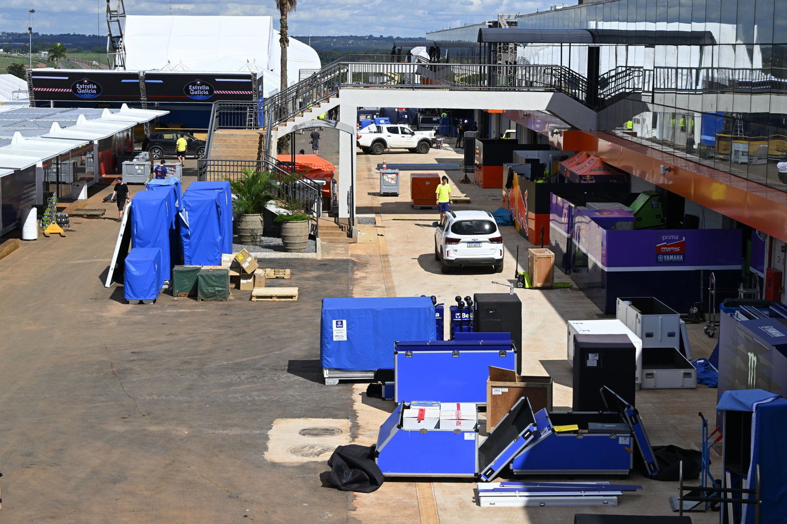 Paddock, 2026 Brazilian MotoGP.