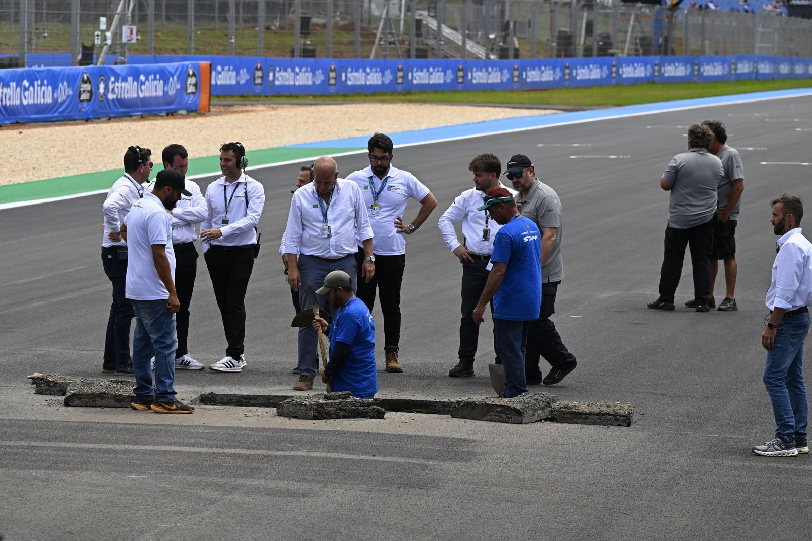 Brazil MotoGP track damage
