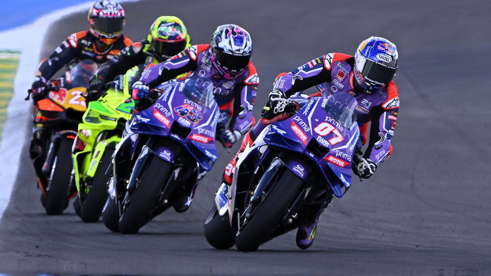 Razgatlioglu, Miller, Morbidelli, Bastianini, 2026 Brazilian MotoGP Sprint.