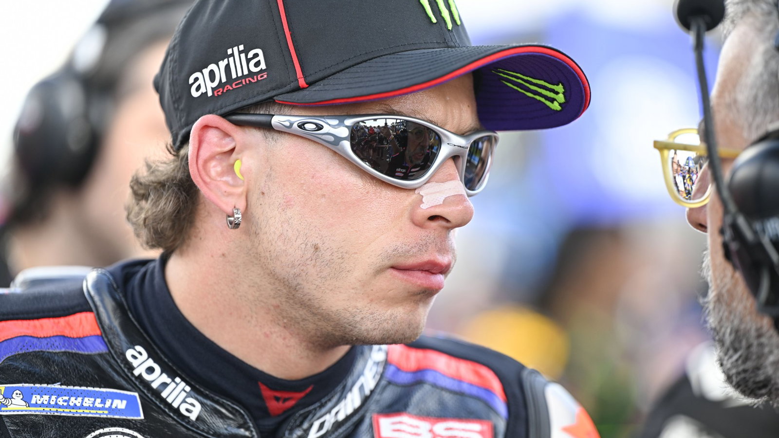 Marco Bezzecchi, 2026 MotoGP Brazilian Grand Prix, grid. Credit: Gold and Goose.