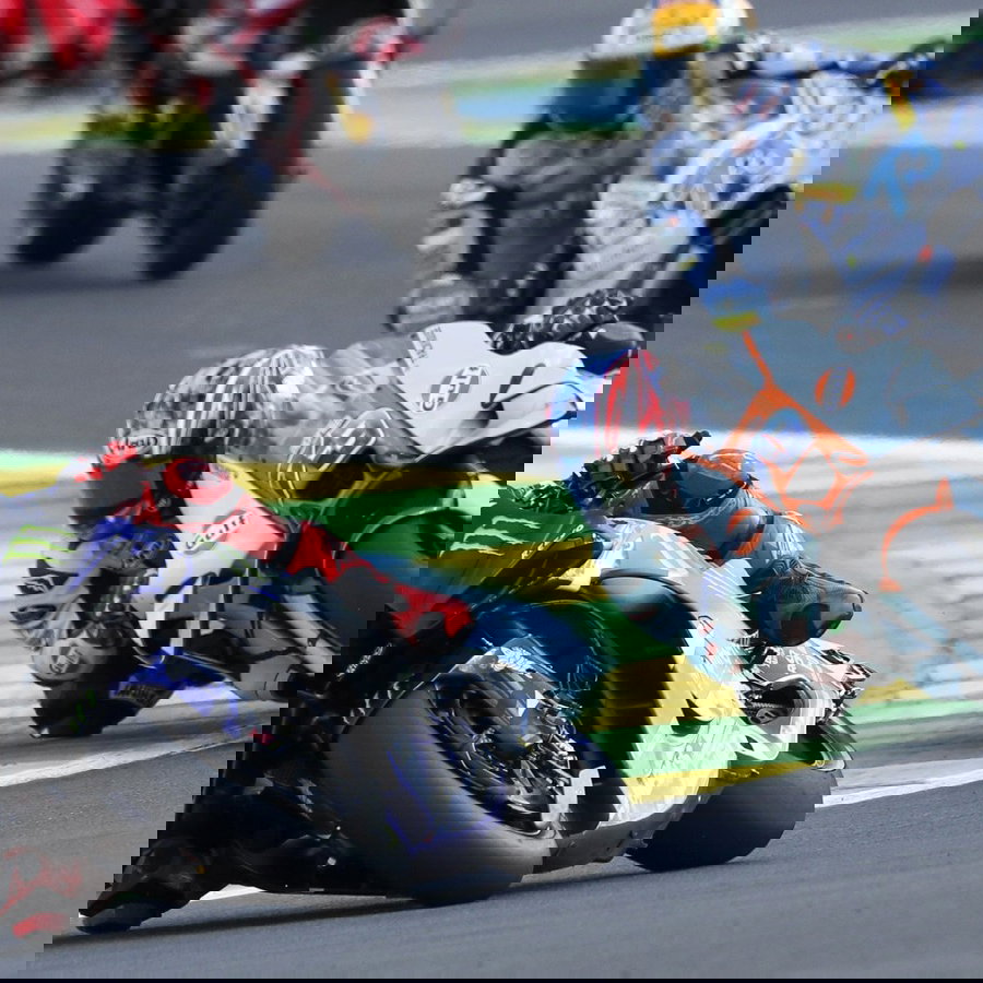 Fabio Quartararo, Ai Ogura, 2026 Brazilian MotoGP Sprint.
