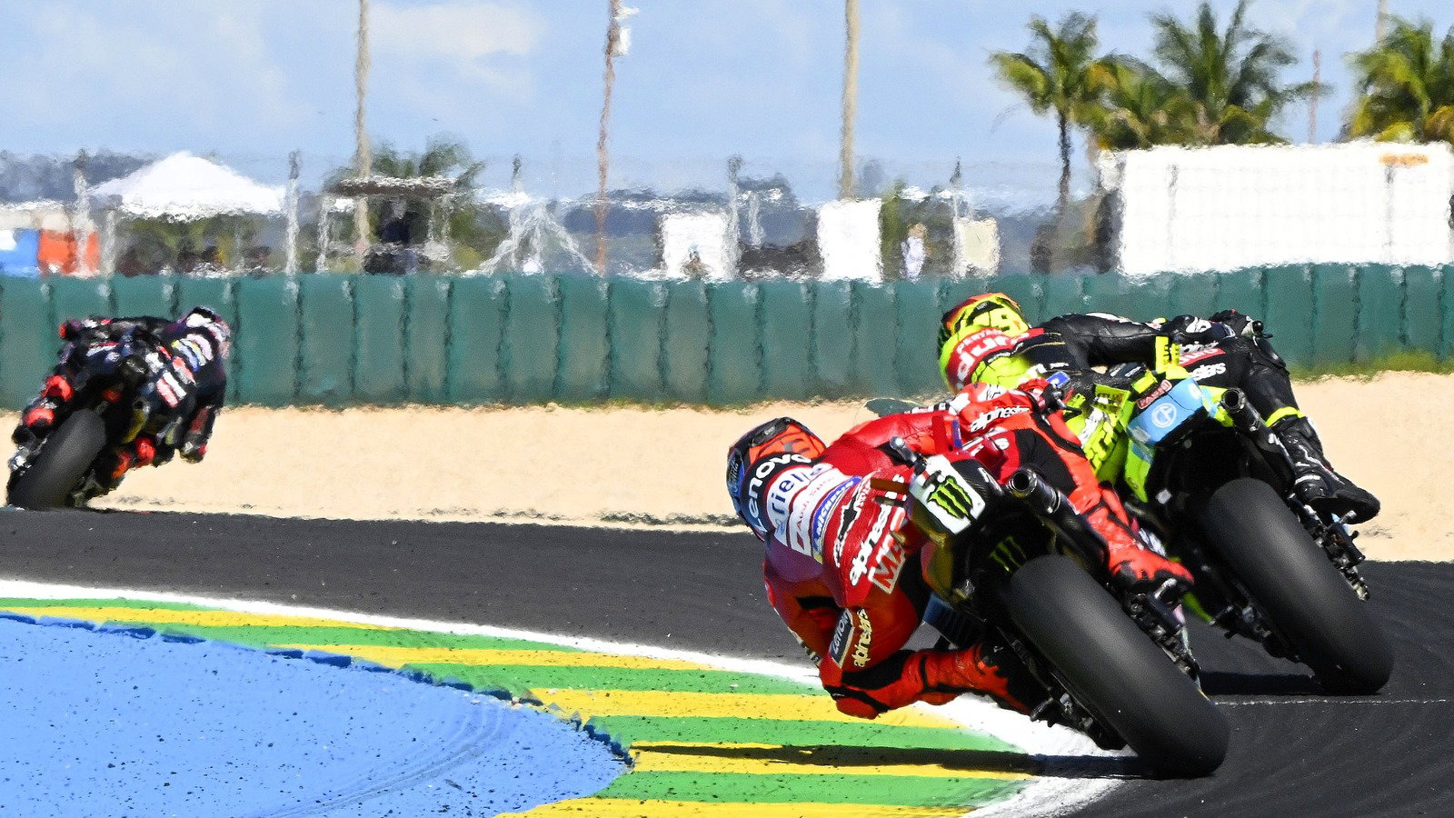 Martin, di Giannantonio, Marc Marquez, 2026 Brazilian MotoGP.