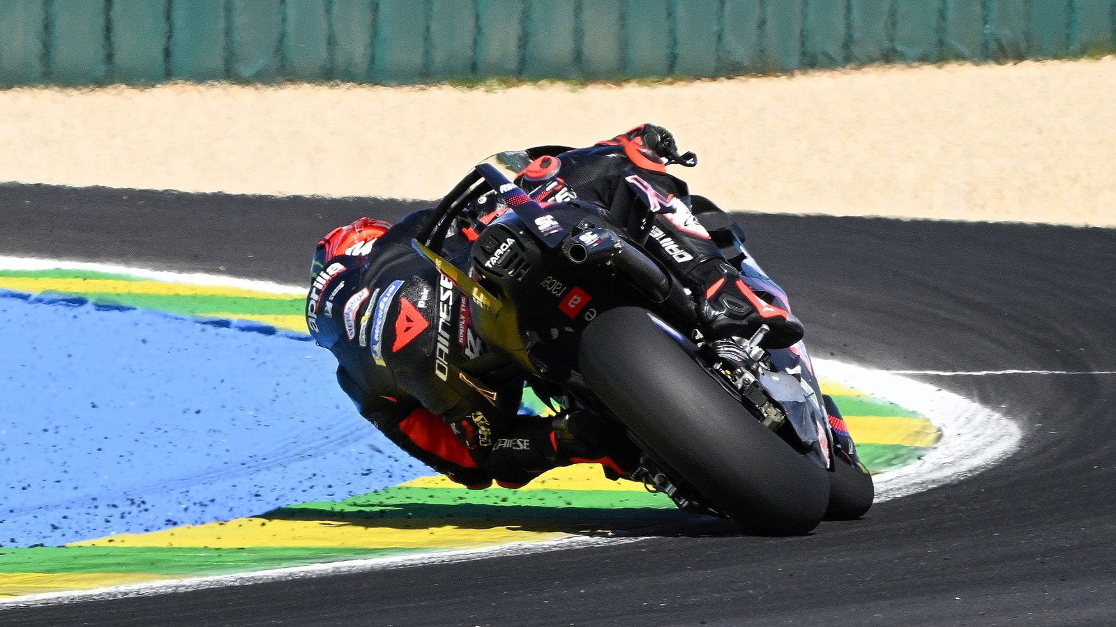 Marco Bezzecchi leads the 2026 Brazilian MotoGP.