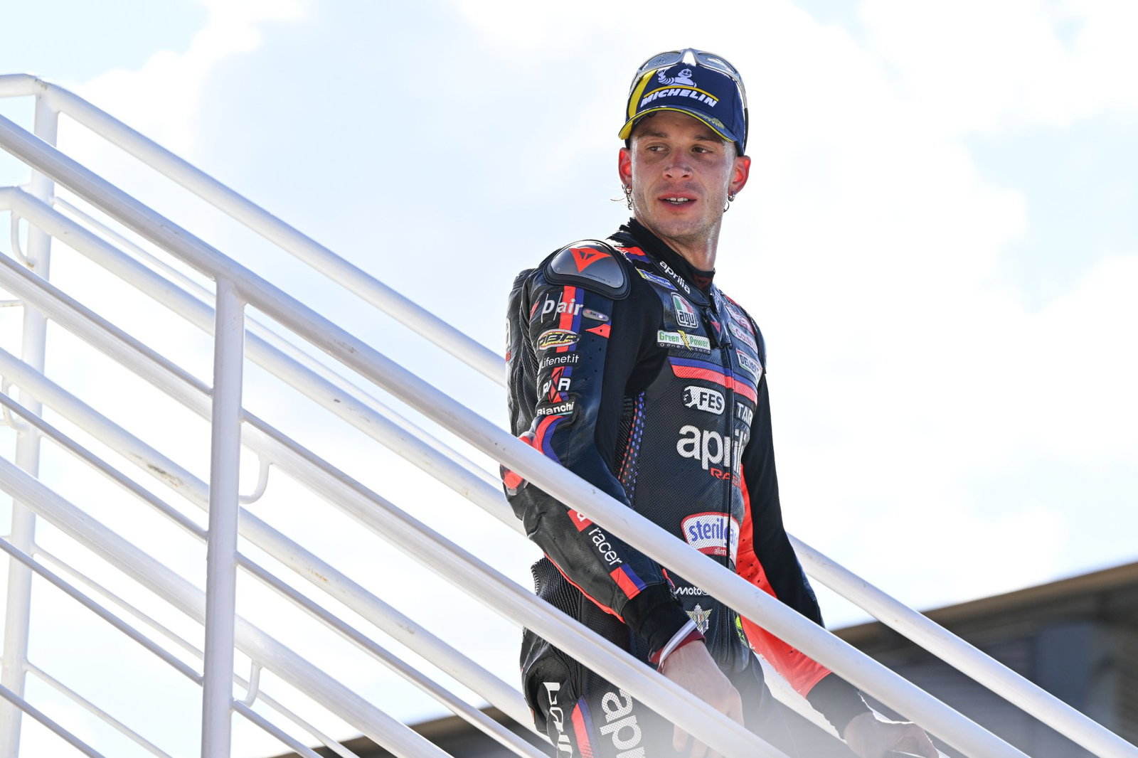 Marco Bezzecchi, 2026 MotoGP Brazilian Grand Prix, podium. Credit: Gold and Goose.