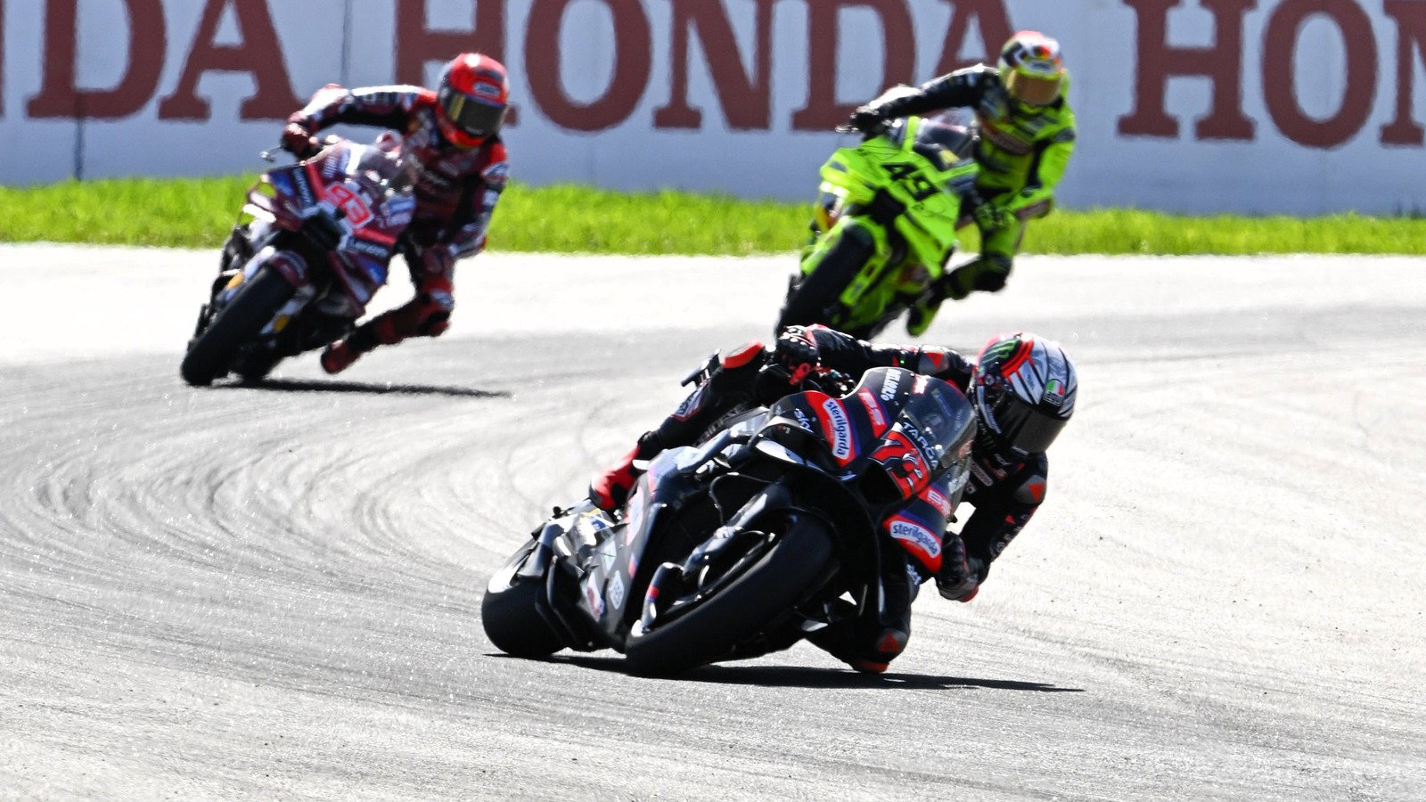 Marco Bezzecchi leads 2026 Brazilian MotoGP.