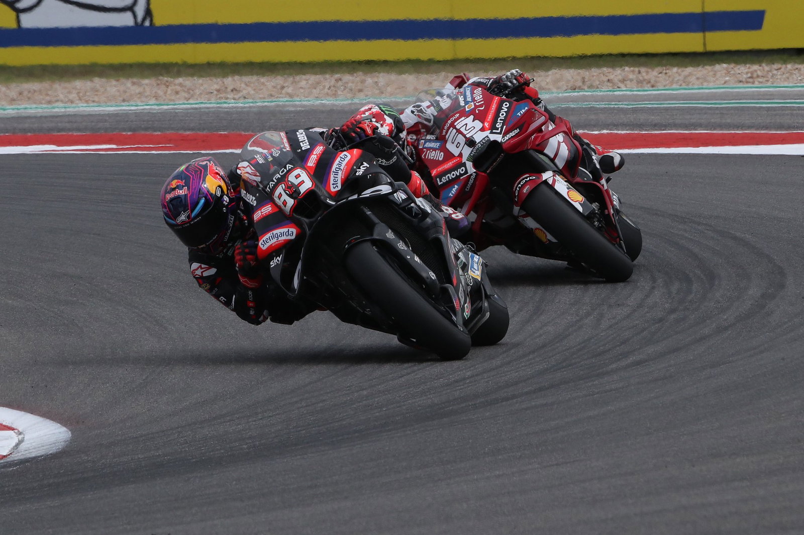 Jorge Martin, Francesco Bagnaia, 2026 US MotoGP.