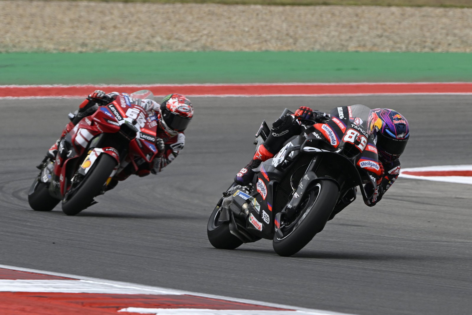 Jorge Martin, Francesco Bagnaia, 2026 US MotoGP.