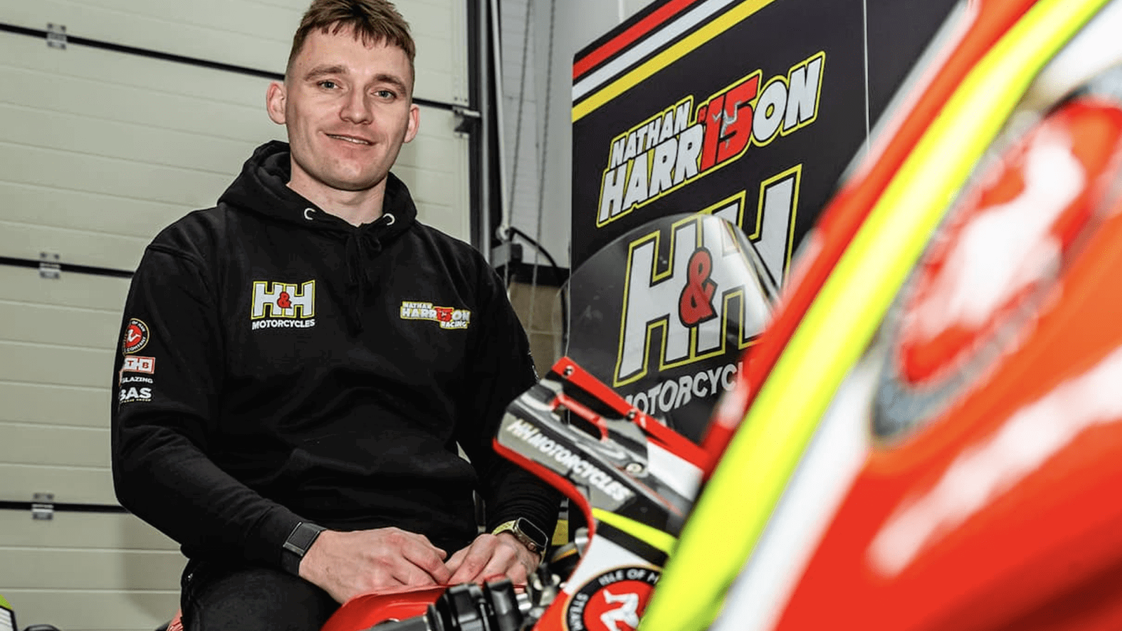 Nathan Harrison on 2026 H&H Motorcycles Honda. Credit: Isle of Man TT.