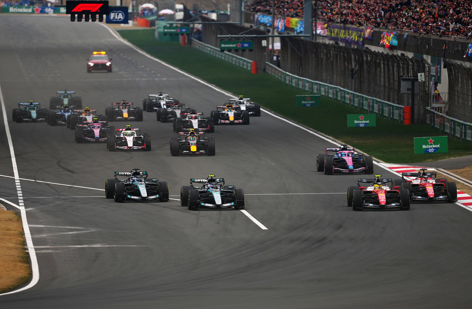 Ferrari has taken the lead at both races in F1 2026