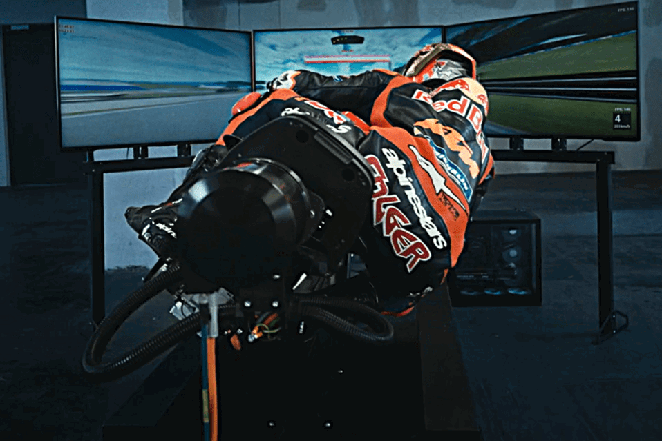 KTM MotoGP simulator. Credit: KTM.