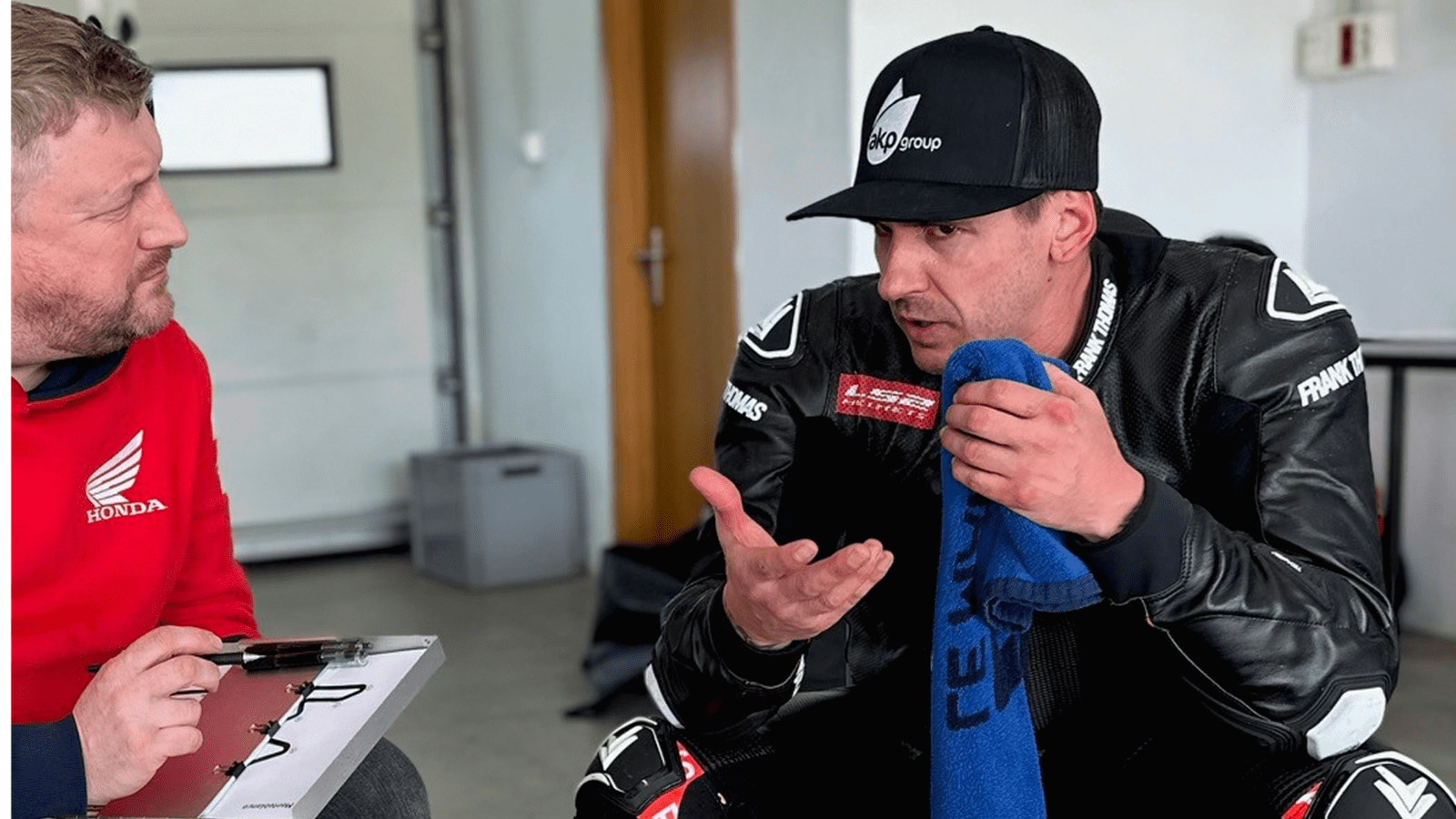 Jason O'Halloran at Honda BSB Andalucia test, 2026. Credit: Honda Racing UK.