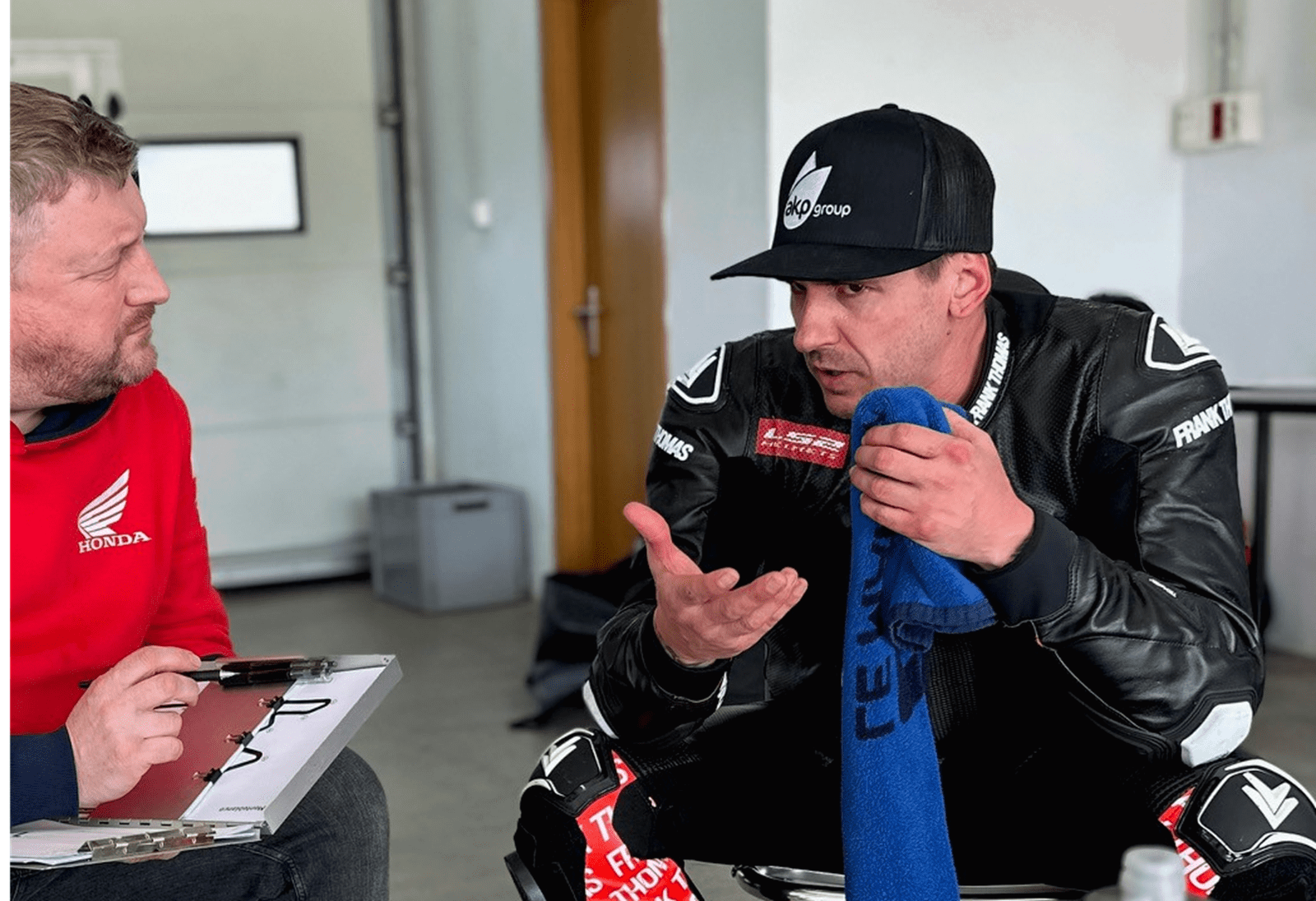 Jason O'Halloran at Honda BSB Andalucia test, 2026. Credit: Honda Racing UK.