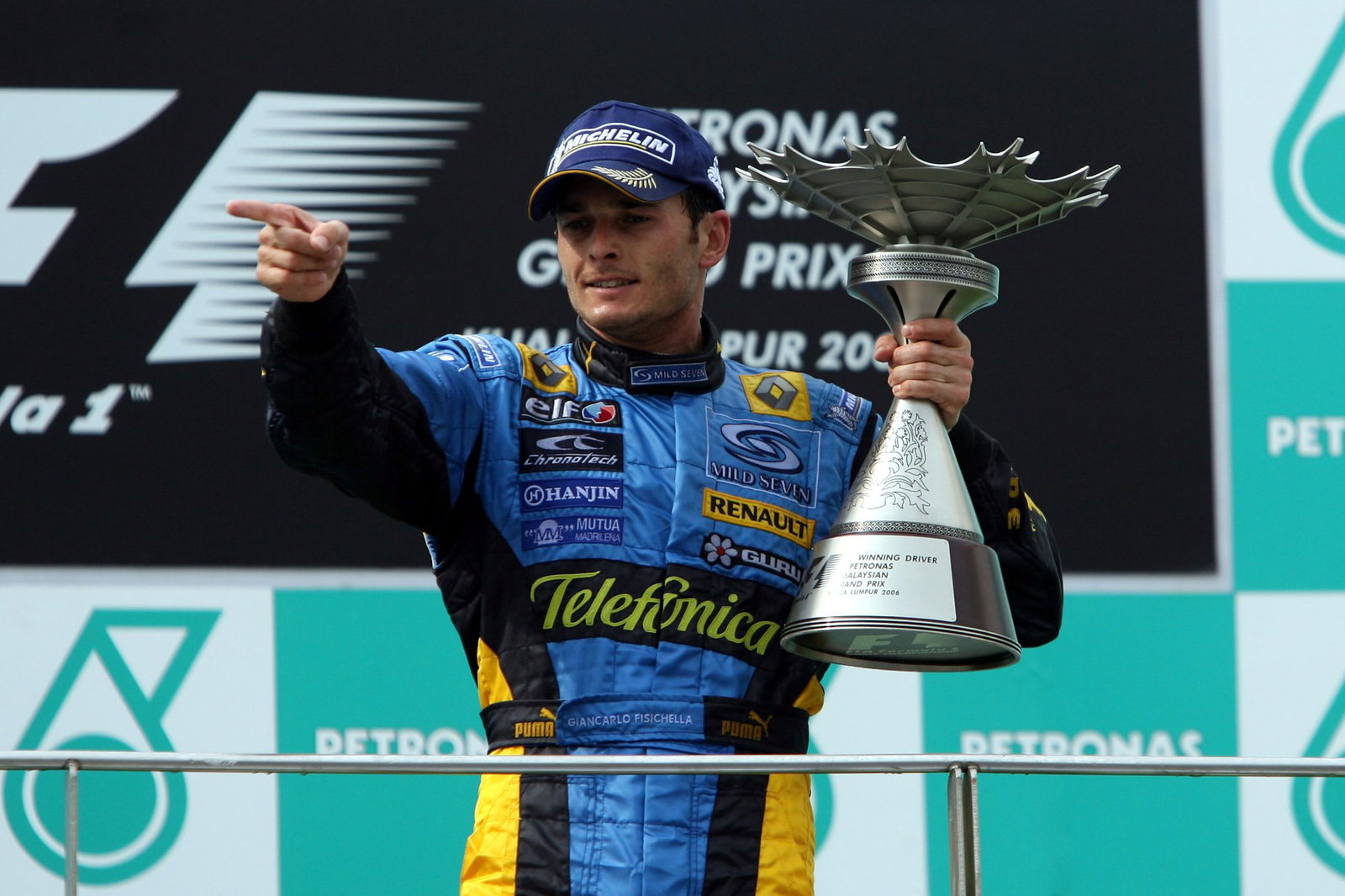 Fisichella claimed three F1 wins during his career 